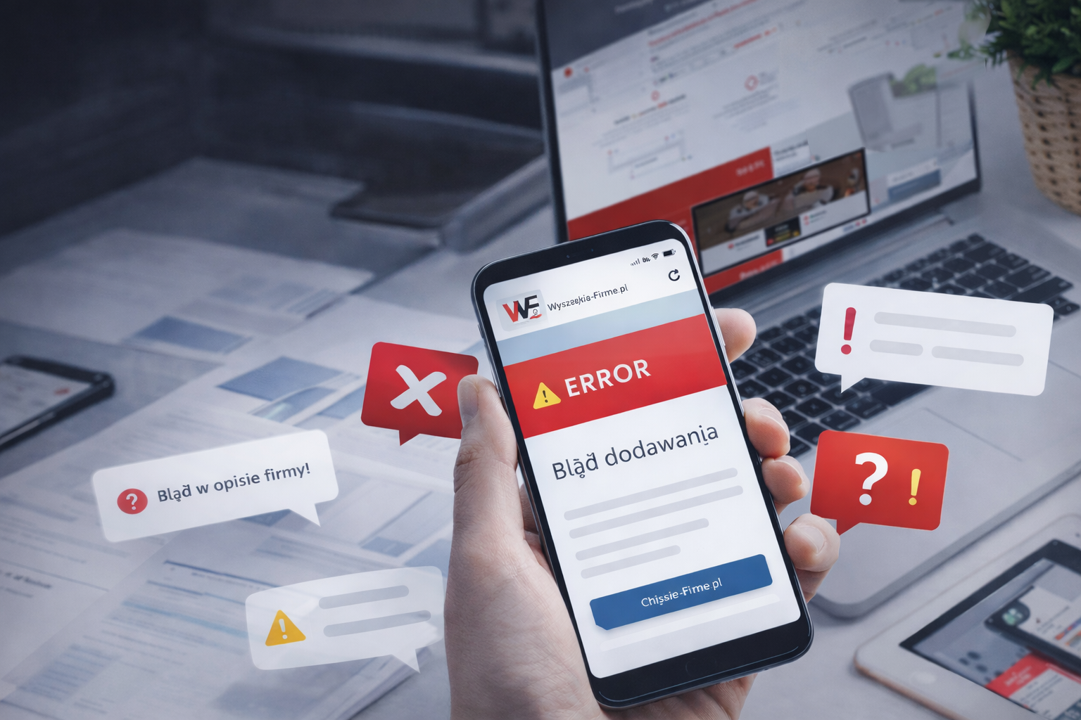 Najczęstsze błędy przy dodawaniu firmy do katalogu